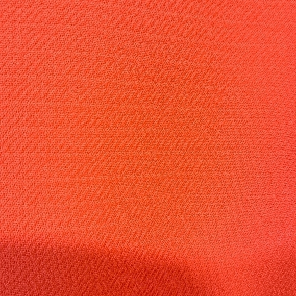 J.Crew Size 2 Bell Sleeve Crepe Midi Dress Coral Papaya A-line Exposed Zipper - Picture 3 of 13